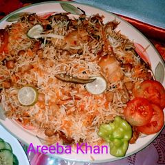 A picture of Homemade Chicken Biryani.