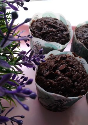 Foto resep Simple choco muffin