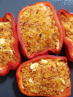 Una foto de Pimientos rellenos
