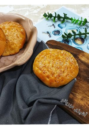 عکسی از دستور نان کلوچه نارگیلی