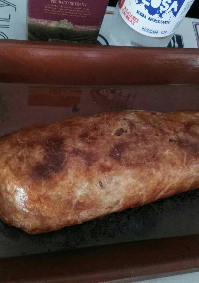 Una foto de Solomillo wellington con mermelada de fresa