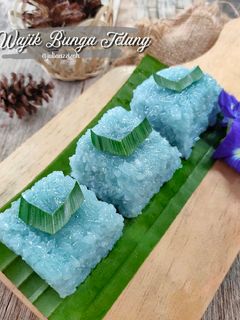 Foto resep Wajik bunga telang