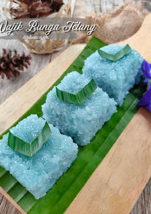 Foto resep Wajik bunga telang