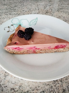 Una foto de Tarta de chocolate y frambuesa