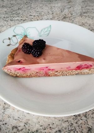 Una foto de Tarta de chocolate y frambuesa