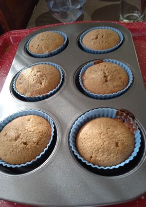 Una foto de Muffins de manzana