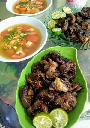 Foto resep Sup Buntut Bakar Slow Cooker (Oxtail Soup)