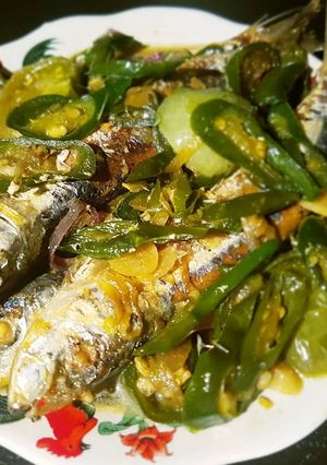 Foto resep Ikan Asin Cabe Ijo