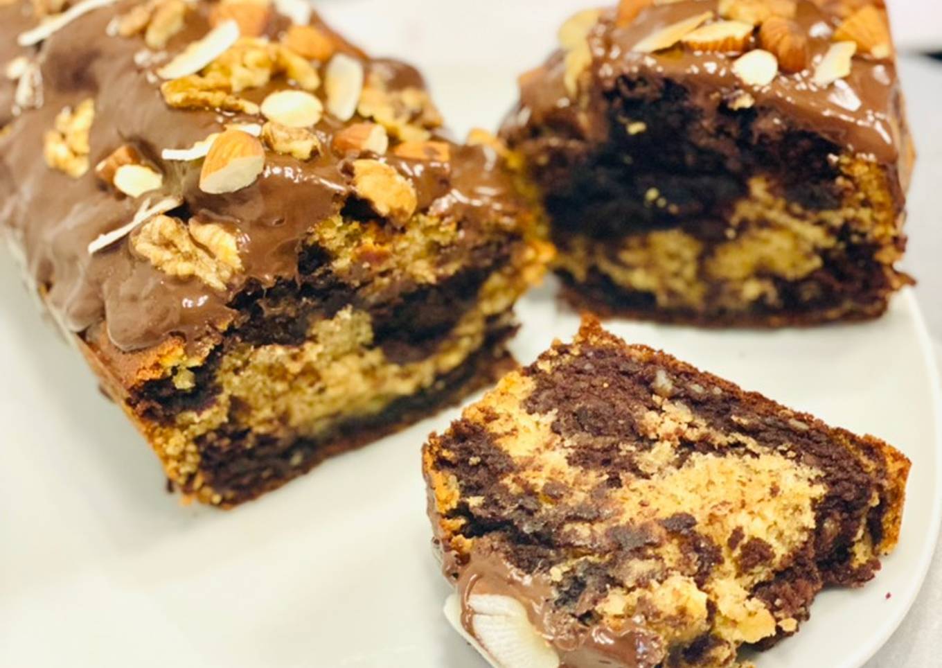 Zébra cake vegan
