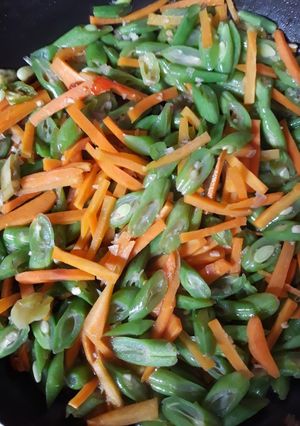 Foto resep Tumis buncis, wortel anti ribet