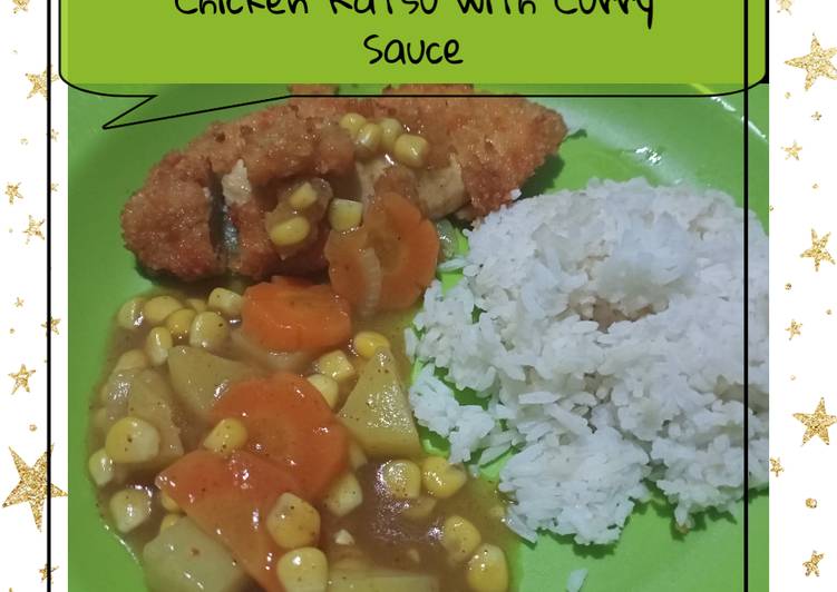Cara Gampang Membuat Chicken Katsu with Curry Sauce (Ayam Goreng Saus Kari) yang Lezat Sekali