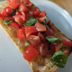 A picture of Quick and easy bruschetta.