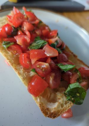 A picture of Quick and easy bruschetta.