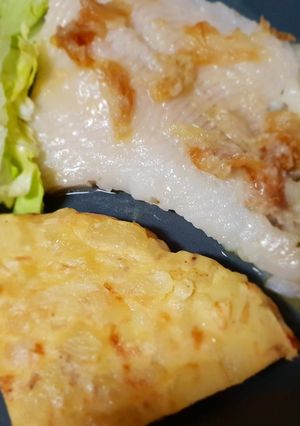 Una foto de Filete de halibut a la sartén