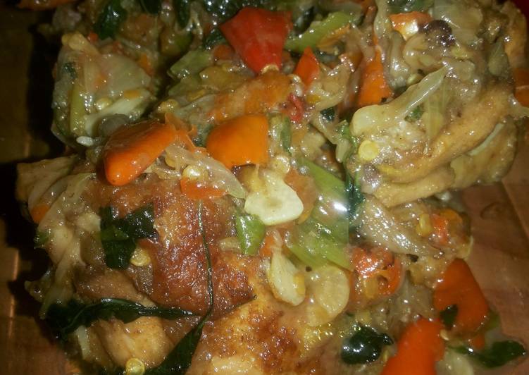 Ayam rambut setan ala mbah jingkrak