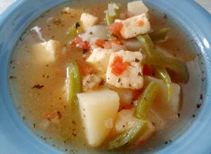 Una foto de Caldo de queso estilo Sonora