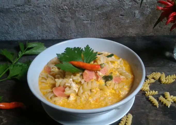 Resep (60).Macaroni kuah bakmi jawa pedasss, Bisa Manjain Lidah