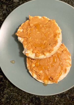 A picture of Peanut butter and honey veggie cakes.