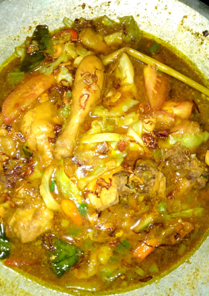 Foto resep Tongseng ayam #berburucelemekemas #resolusi2019