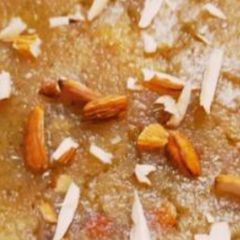 A picture of Moong dal halwa.