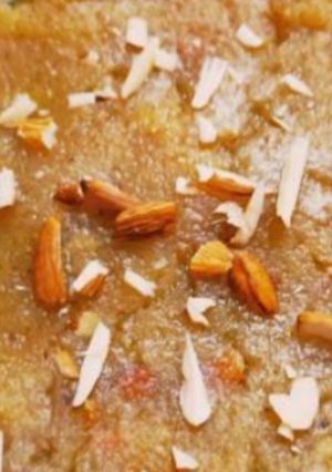 A picture of Moong dal halwa.