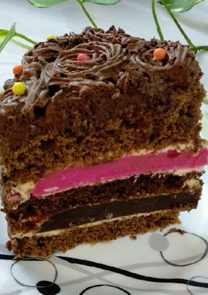 عکسی از دستور 😋کیک روسی😋