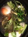 Overnight Slow Cooker Chicken Stock