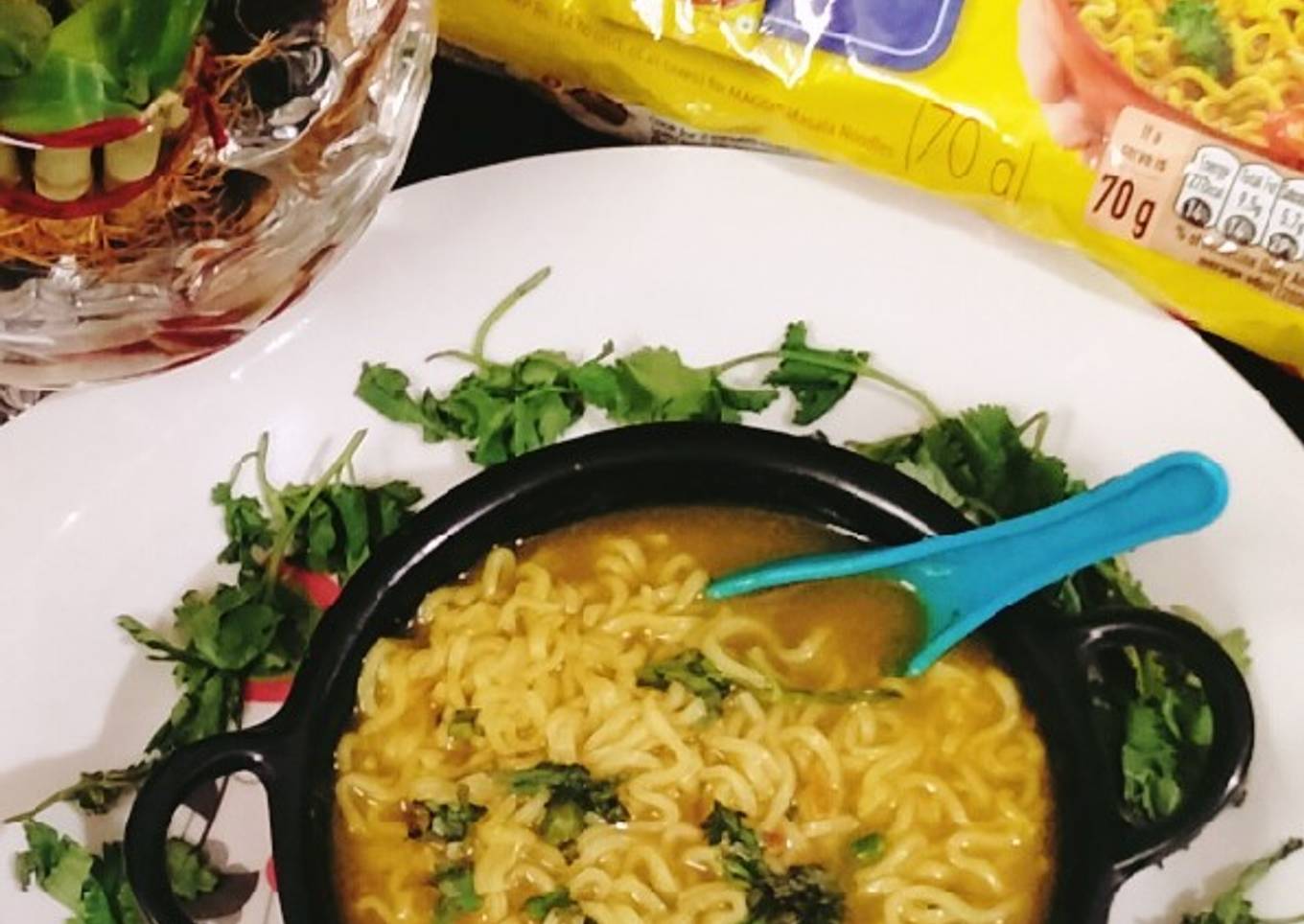 Maggie soup 🍲 Maggie masala soup 🍲🍲😋😘😘