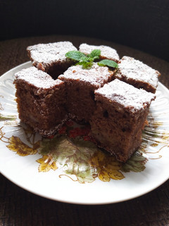Banános-kakaós sütemény recept fotója