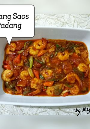 Foto resep Udang Saos Padang
