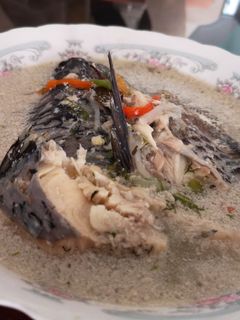 Una foto de Mojarra en leche de Coco