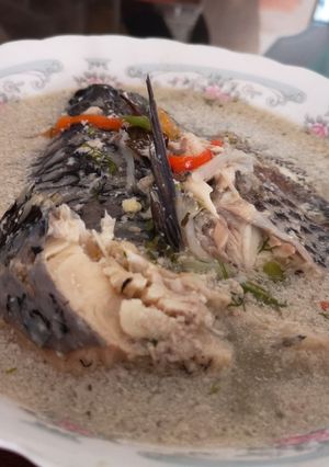 Una foto de Mojarra en leche de Coco