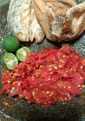 Foto resep Sambel mentah (sambel dadak)