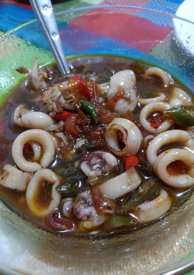 Foto resep Cumi masak asam