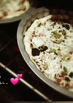 صورة لوصفة بيتزا ❤💫