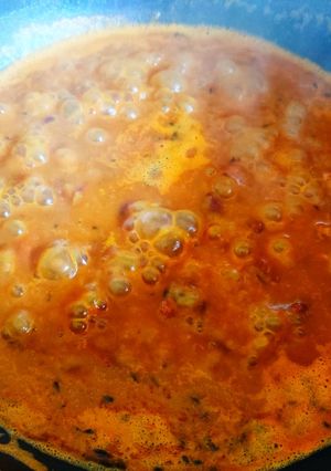 A picture of Rajma curry.