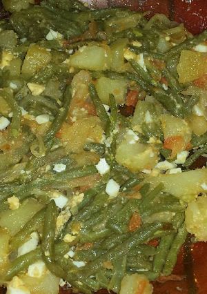Una foto de Judías verdes con sofrito