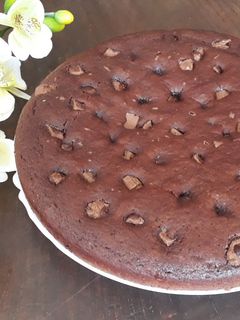 Une photo de Gâteau au chocolat sans beurre et allégé en sucre