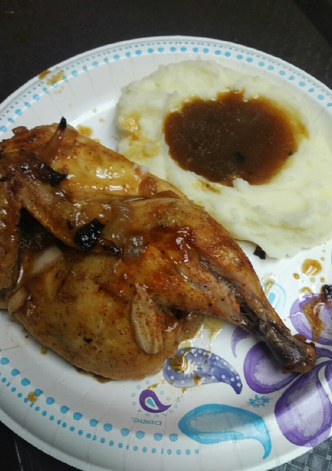 A picture of Roasted Buttermilk Chicken.