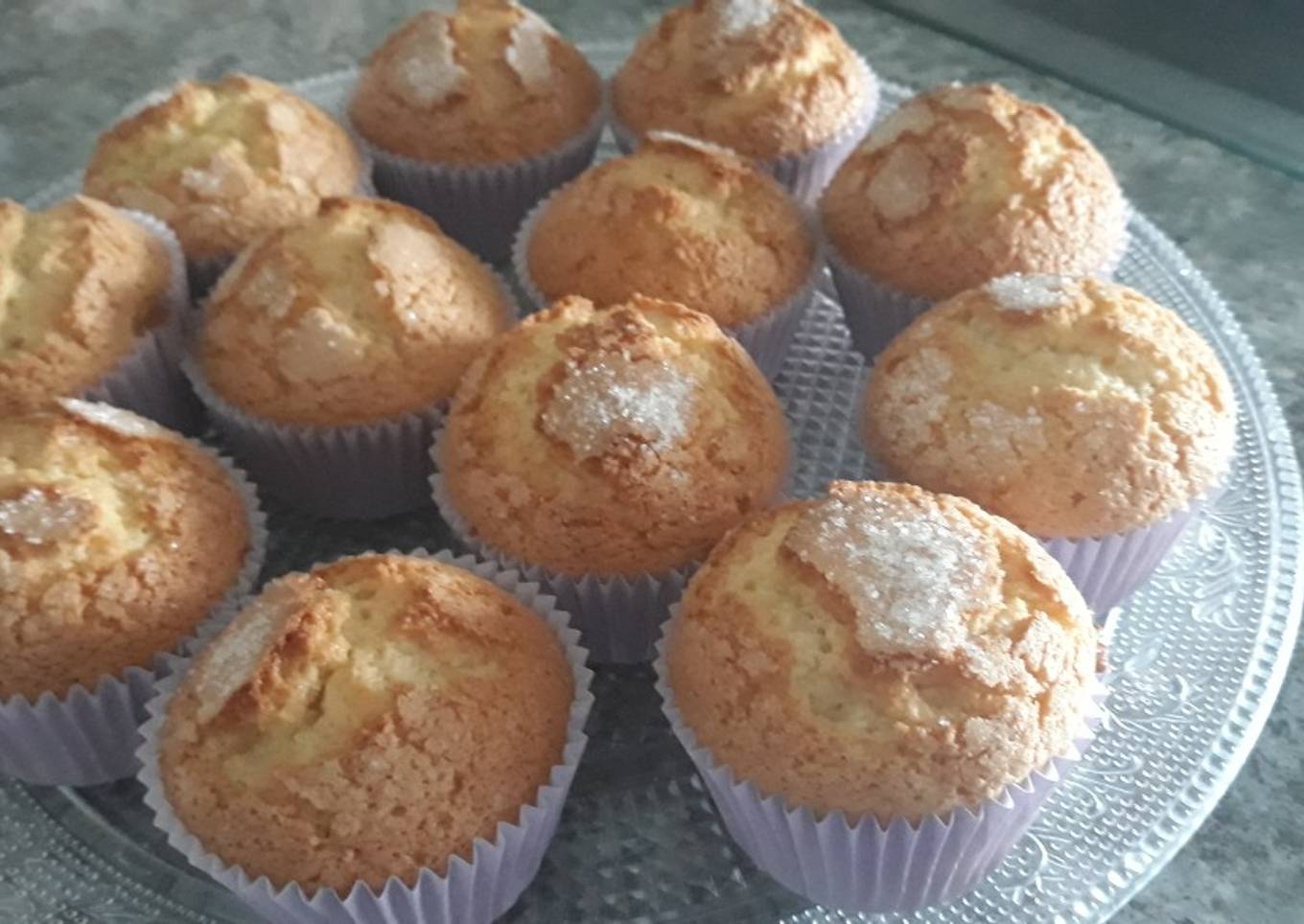 Magdalenas de coco en thermomix