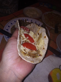 Una foto de Fajitas con harina integral