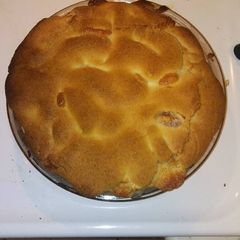 A picture of Mom's Swedish Apple Pie.