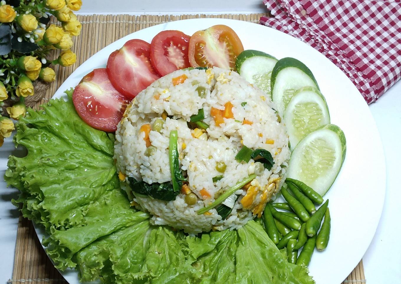 Nasi goreng Sayuran |Vegetable Fried Rice