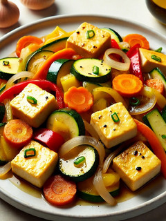 Foto principal de Salteado de Tofu con Verduras