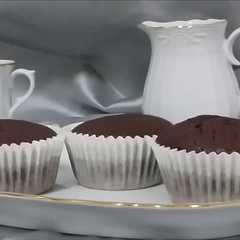 Una foto de Cupcake de chocolate