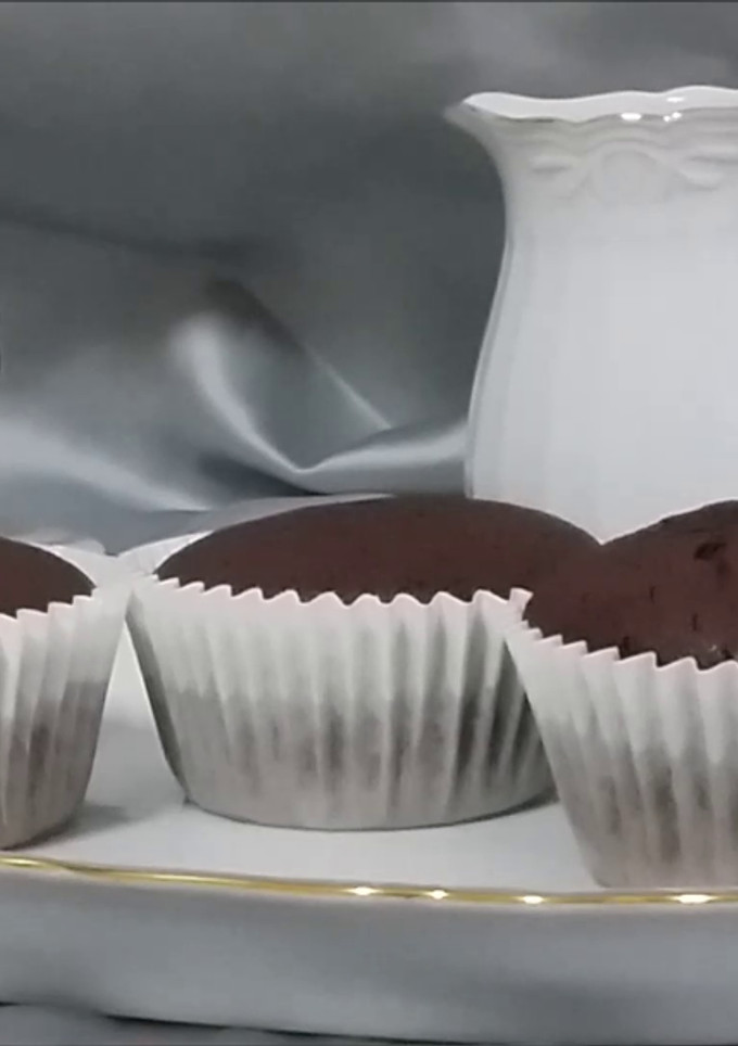 Una foto de Cupcake de chocolate