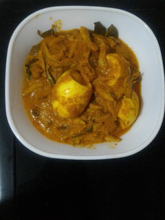 Foto resep Gulai Telur feat Teri Medan dan Kerupuk Kulit