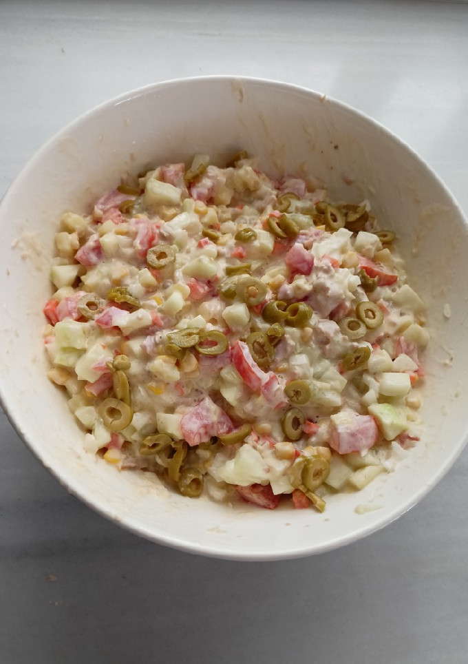Una foto de Ensaladilla de calabacín