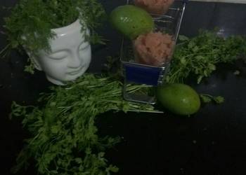 How To Serving Recipe Raw mango chutney Delicious Nutritious