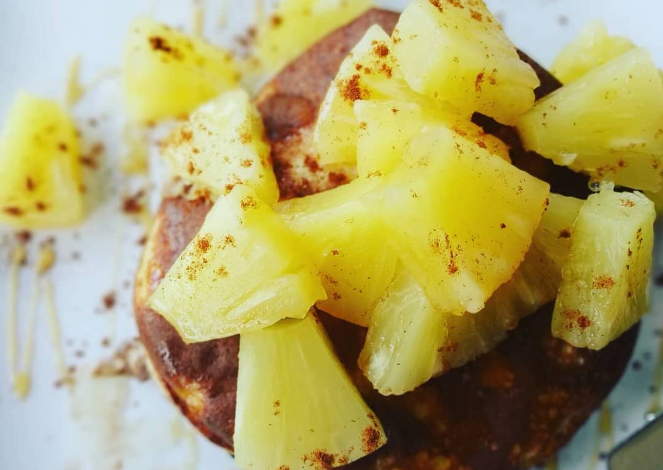 Tortitas de avena y piña